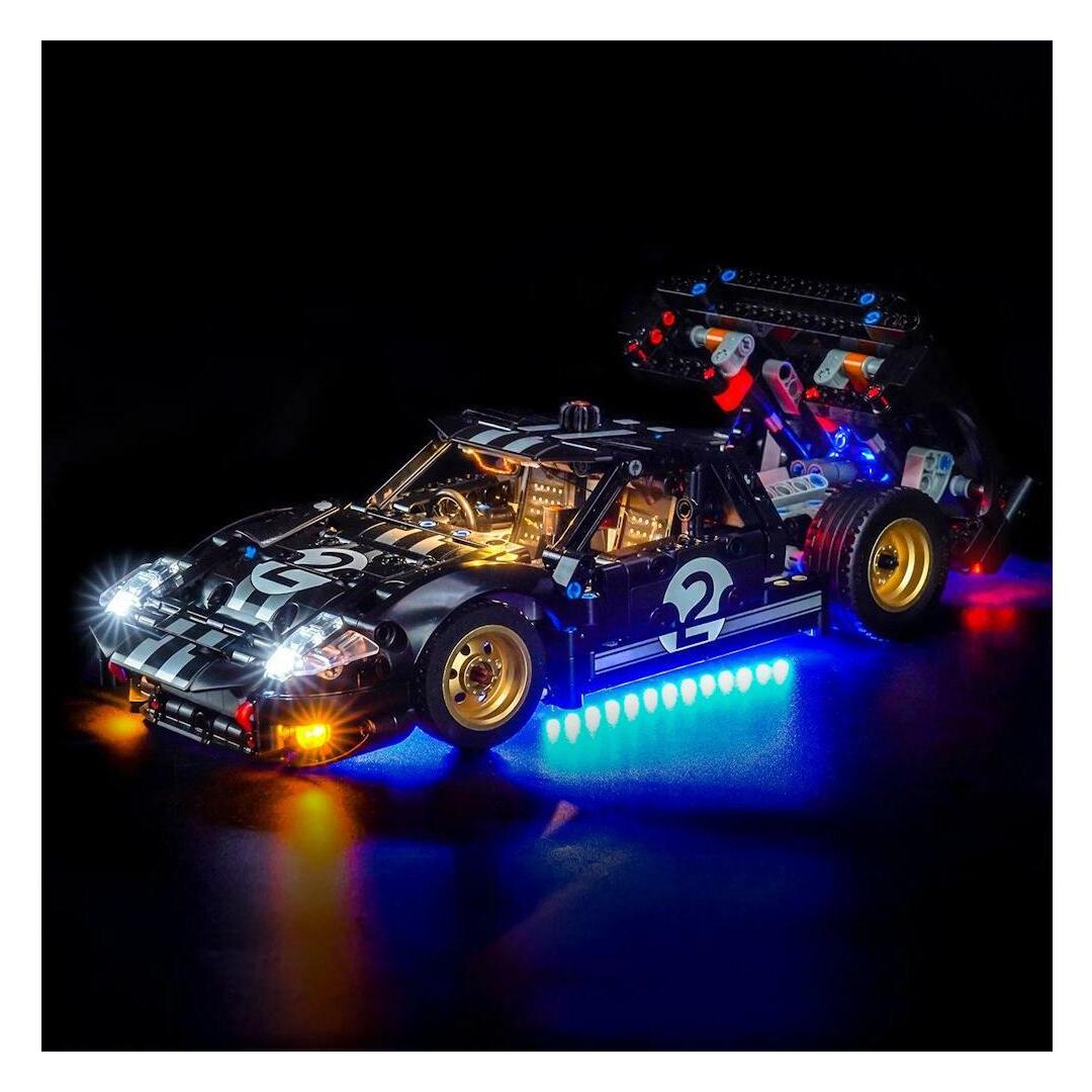 BrickBling LED Beleuchtungs-Set für LEGO 42223 1966 Ford GT40 MKII (GC1309)