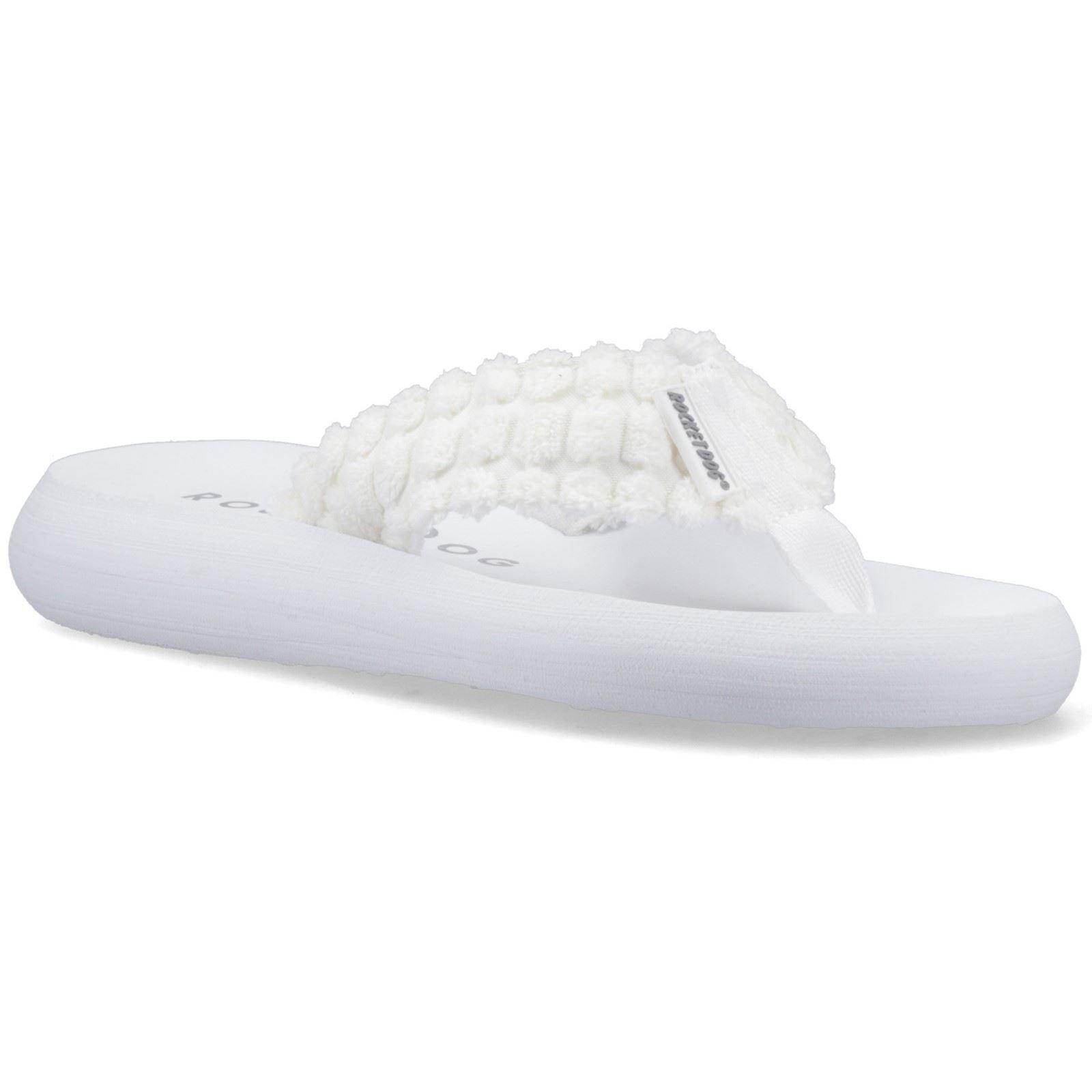 Rocket Dog Spotlight Atom Textiel Dames Witte Flip-Flops