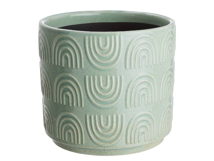Cache-pot Ø 14cm Vert/Vert pastel