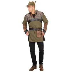 buttinette Shirt "Jäger" für Herren, grün/braun