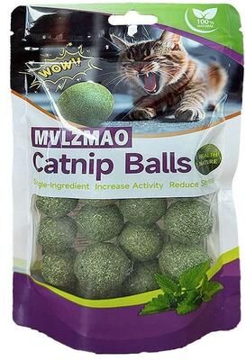Uplifted Finds Edible Rotating Catnip Ball Toy For Home Chasing Game Edible Rotating Catnip Ball Toy For Home Chasing Game