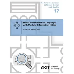 Model Transformation Languages with Modular Information Hiding, Fachbücher von Andreas Rentschler