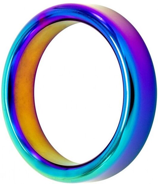 LOCKED bague acier arc-en-ciel 38 mm
