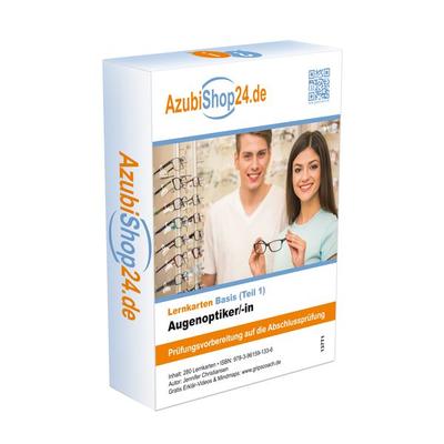 Augenoptiker Teil 1 Prüfungsvorbereitung Lernkarten, Nonbook von Jennifer Christiansen, Princoso, 978-3-96159-133-6