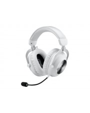 Logitech PRO X Gaming Headset ohrumschließend LIGHTSPEED kabellos Geräuschisolierung weiß (981-001269)