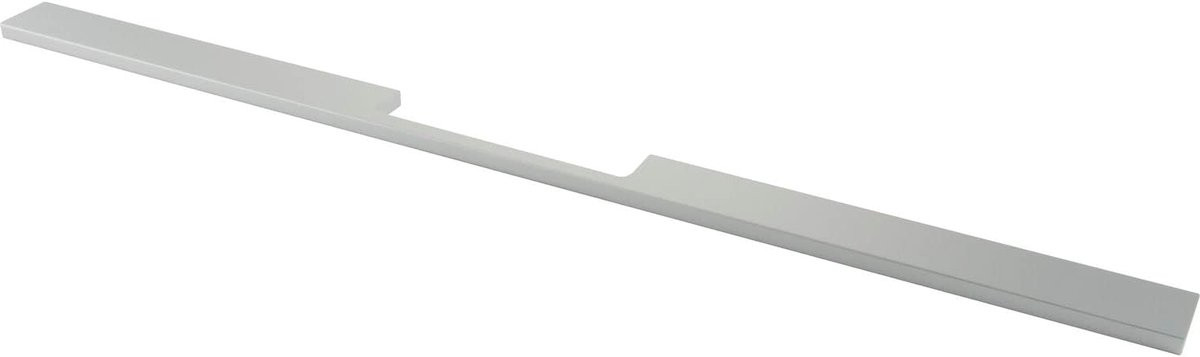 Meubelgreep Vierkant Aluminium Geanodiseerd Zilver Breedte: 590 mm