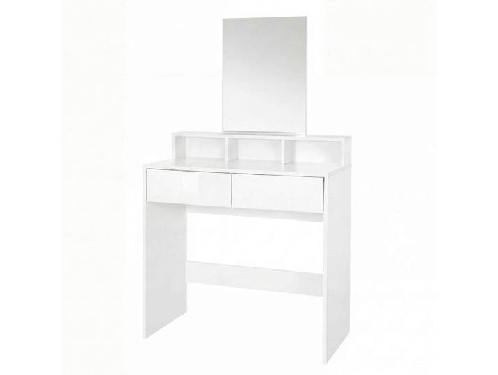 Livetastic Schminktisch, Weiß, 2 Schublade(n) Schubladen, rechteckig, Wange, 80x140x40 cm, Schlafzimmer, Schminktische