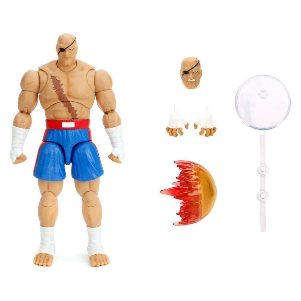 Jada Street Fighter II Sagat 7,5" Figure (9335171314R00)