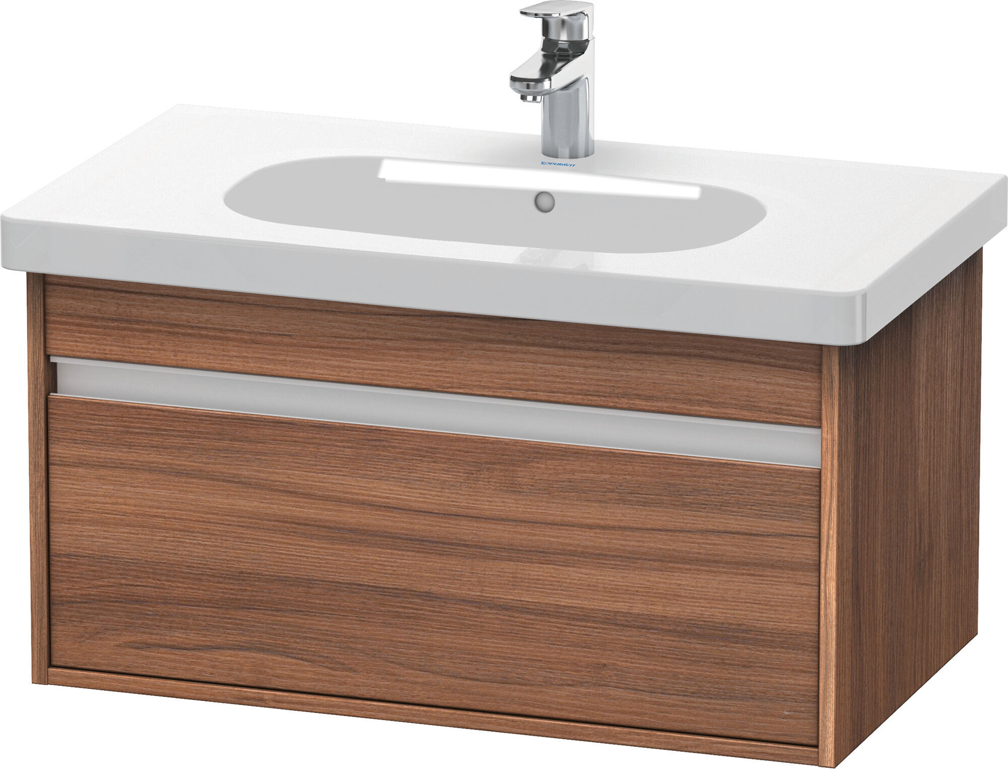 Ketho Duravit KT666707979 80x41x45,5 cm, noyer naturel, pour D-Code 034285