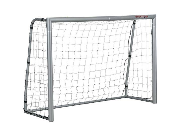 ComfortXL Fussballtor De-10568 240x160 cm, wetterfest Grau, Metall, 85x240 cm, Freizeit & Co, Sport & Fitness