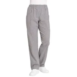 Damen Koch-/Bäckerhose mit Gummizug "08/609" - L - pepita