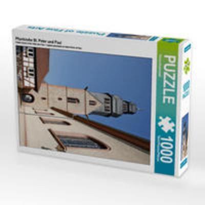 CALVENDO Puzzle Pfarrkirche St. Peter und Paul | 1000 Teile Lege-Größe 64 × 48 cm Foto-Puzzle für glückliche Stunden