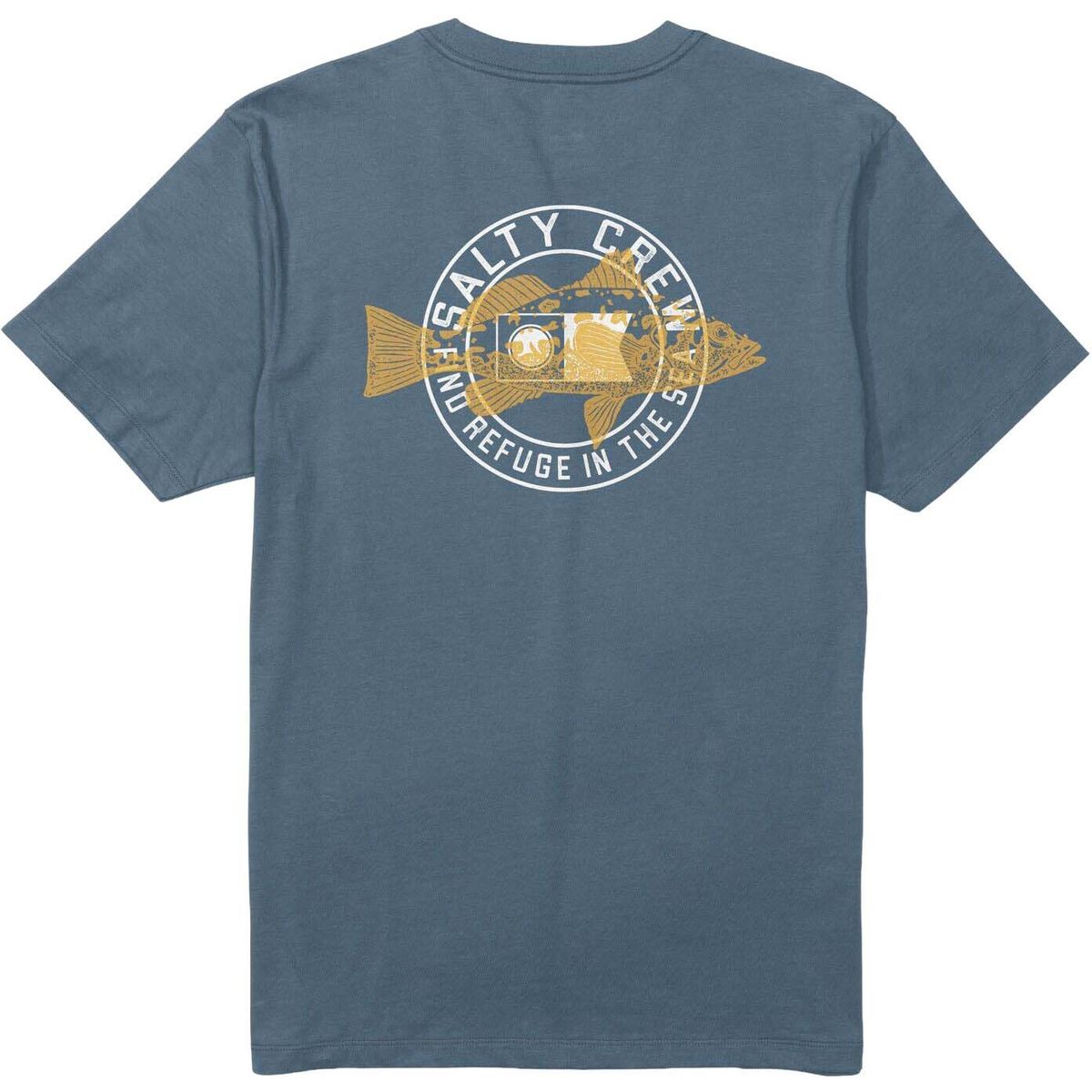 Salty Crew Kritter Stamp SS Tee slate (SLATE) L 25035131-SLATE-L