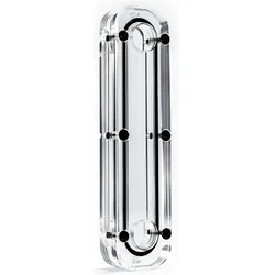 Stealkey Customs AGB Stealkey CubeTube 120mm - Acryl W??rfelrohr (0.12 m, Glas, Kunststoff), Wasserkühlung Schlauch, Transparent