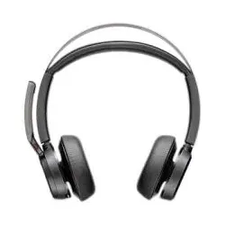 Poly Voyager Focus 2-M USB-C-C Headset USB-C/A Adapter Charging Stand Poly+ 3years