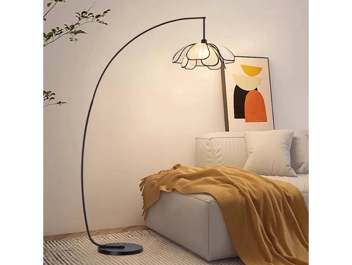 Wabi Sabi Style fleur salon lampadaire canapé côté lampe d'ambiance chambre lampe rétro chambre décoration debout lumière LED