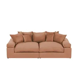 smart Big Sofa  Lionore ¦ rot ¦ Maße (cm): B: 242 H: 86 T: 121.0