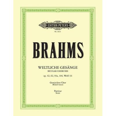 Brahms, J: Weltliche a-cappella Gesänge -