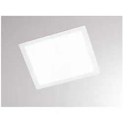 Molto Luce, Feuchtraumleuchte, DECKENEINBAULEU. LED 12W 3000K / MOLTO MOON SQUARE 175 WEIss 139-0041280003005 (1640 lm)