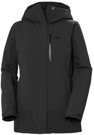 Helly Hansen Womens Snowplay Long Ins Jacket, Black M