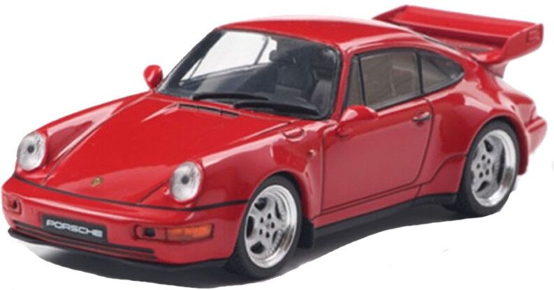 Miniature 1:43 Porsche 911 (964) RS 3.8 White Guards Red 1994 - Solido