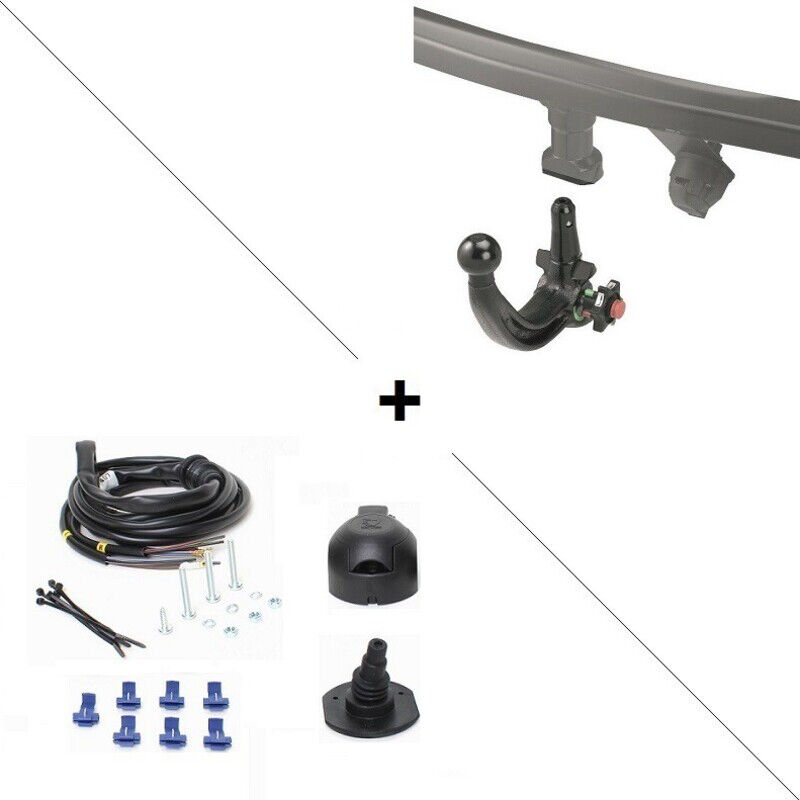 Attelage Jeep Wrangler JK (04/07-08/18) RDSOV + faisceau universel 7 broches
