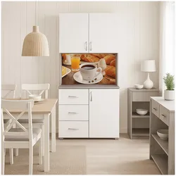 HTI-Living Küchenbuffet 3 Schubladen Blanca Bistro