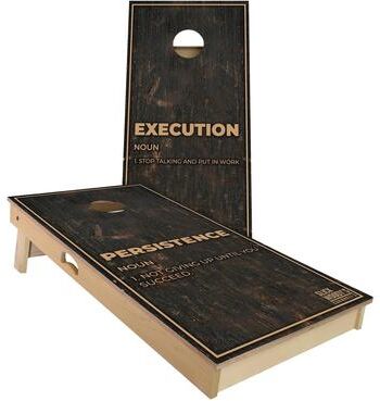 Skip's Garage Persistence Outdoor Cornhole Board Set