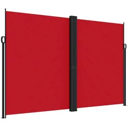 vidaXL Seitenmarkise Ausziehbar Rot 220x1000 cm