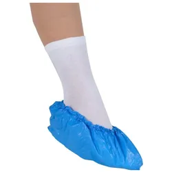 Abena, Schuhüberzug, Überschuhe Überziehschuhe 35 my 15x36 cm blau Karton 2000 Stück pro Karton, Gr. L, für Schuhg (L), Blau