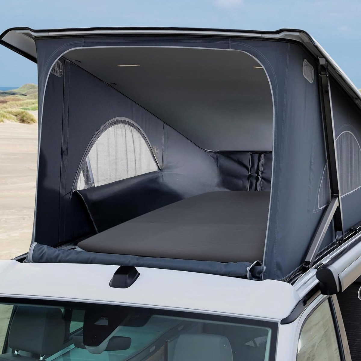Luxe Spannlaken voor het Opklapdak van de VW T6.1 California Camper - Achterbed Hoogbed Camperaccessoire