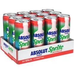 Absolut Vodka Sprite Watermelon Mixgetränk 10% Vol. 12x 330ml