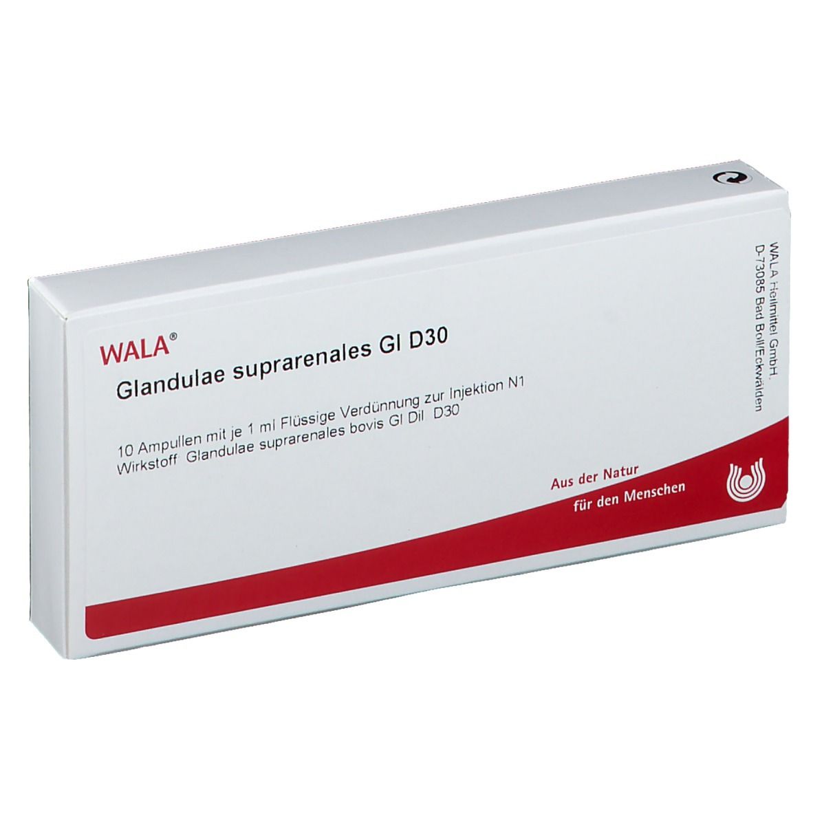 Glandulae Suprarenales GL D 30 Ampullen 10x1 ml