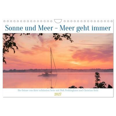 Sonne und Meer - Meer geht immer (Wandkalender 2027 DIN A4 quer), CALVENDO Monatskalender
