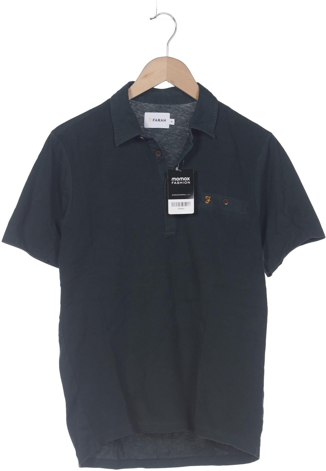 Farah Herren Poloshirt, Grün, Gr. M, kein / Etikett - Second Hand