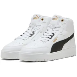 PUMA Shuffle Downtown Mid Sneaker 01 - PUMA white/PUMA black/PUMA gold 46