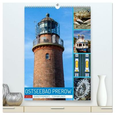 Ostseebad Prerow - Darßer Momente - Terminplaner (hochwertiger Premium Wandkalender 2026 DIN A2 hoch), Kunstdruck in Hochglanz