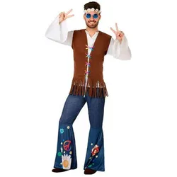 Atosa Verkleidung für Erwachsene 110077 Hippie Grösse: XS/S (S, XS)