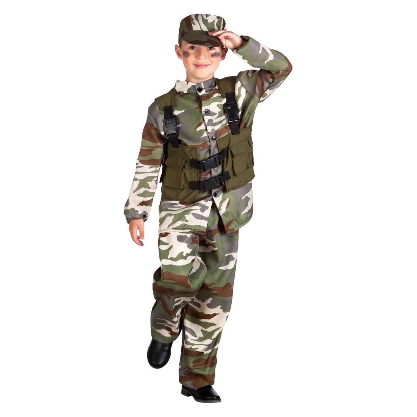 Boland Soldat Kinderkostüm: Uniform (110, 116, 122, 128) (8712026821874)