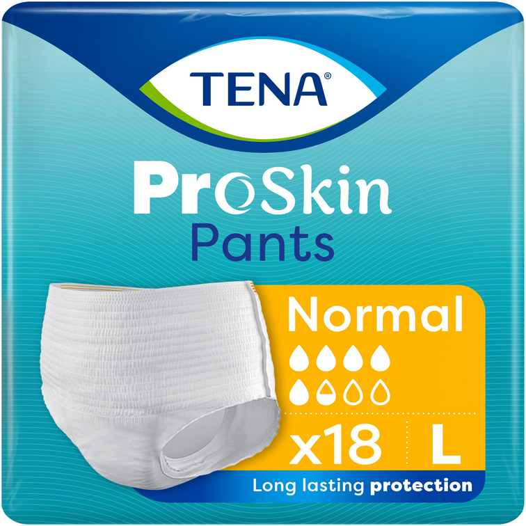 Tena Proskin Pants Normal Large - 12 paquets de 18 protections