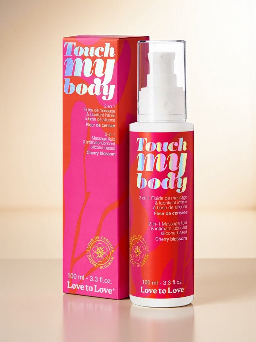 Love to Love Huile de Massage Touch My Body - Fleur de Cerisier