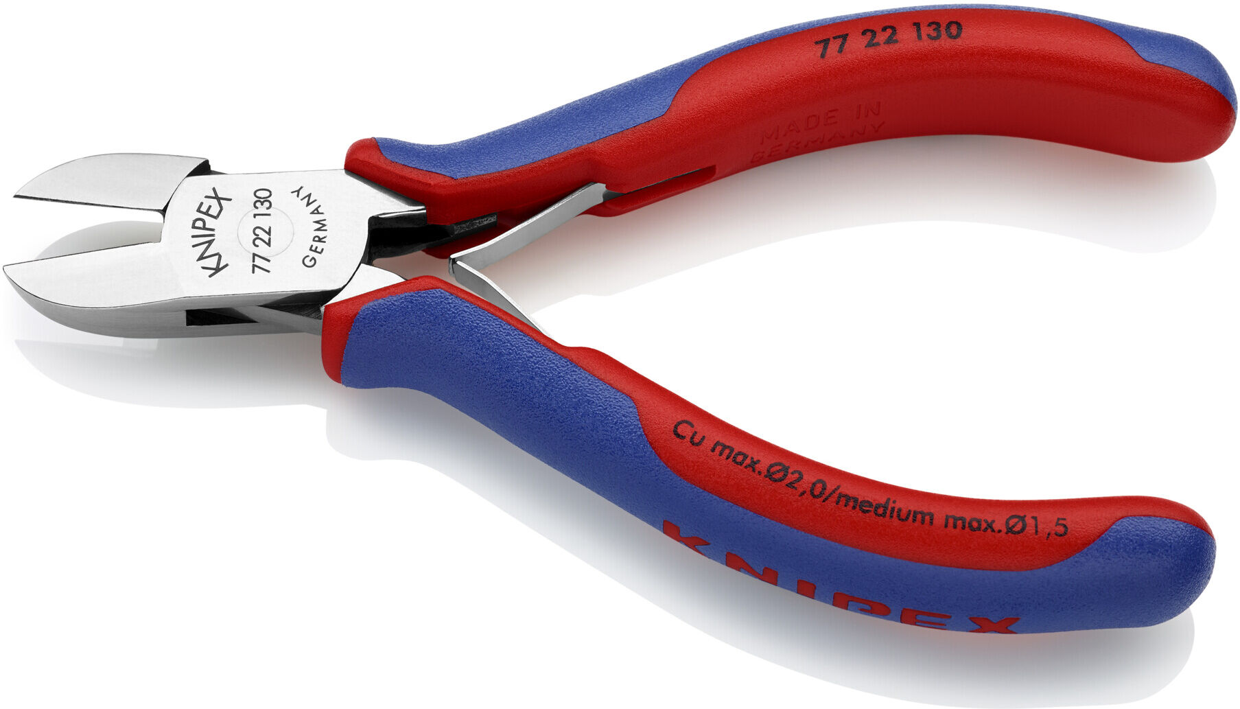 KNIPEX 77 22 130 Elektronik-Seitenschneider 130 mm)
