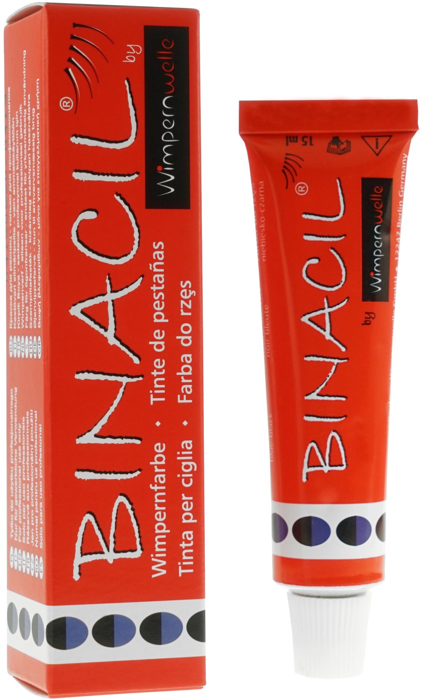 Wimpernwelle BINACIL Wimpern und Augenbrauenfarbe blauschwarz WW-23952