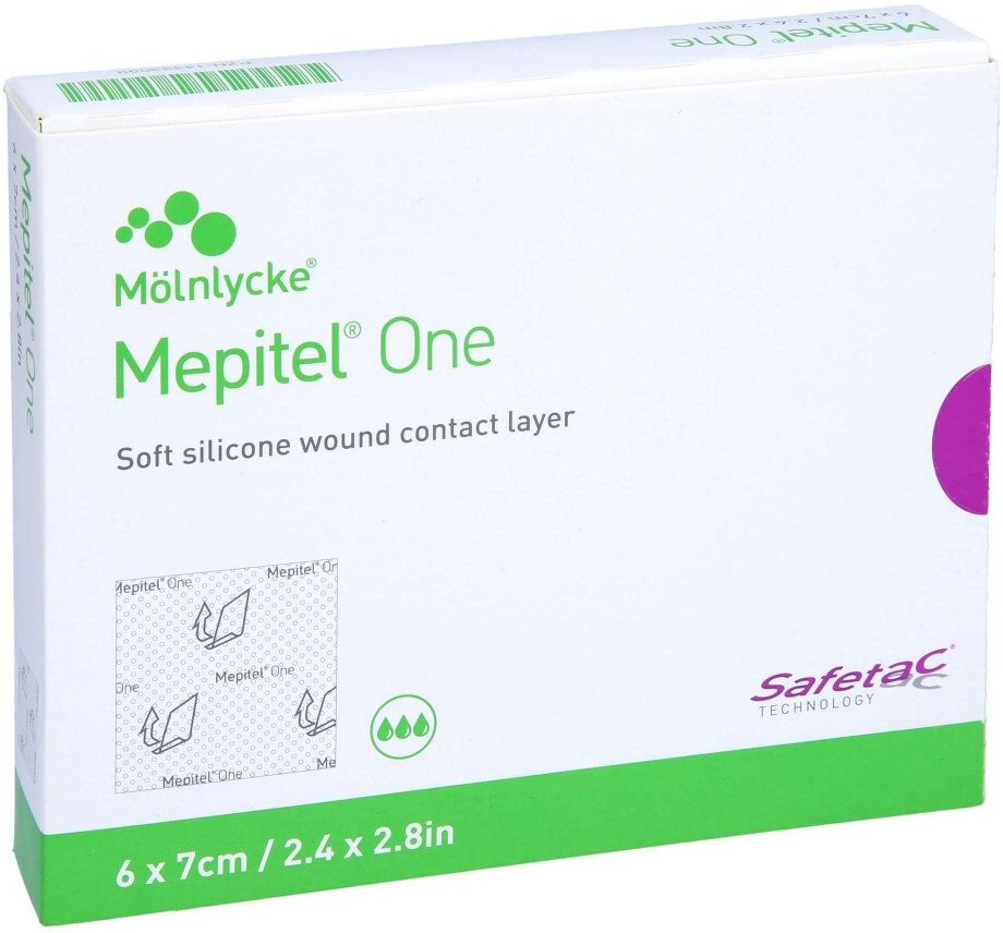 Mepitel One 6x7cm Sil Netz