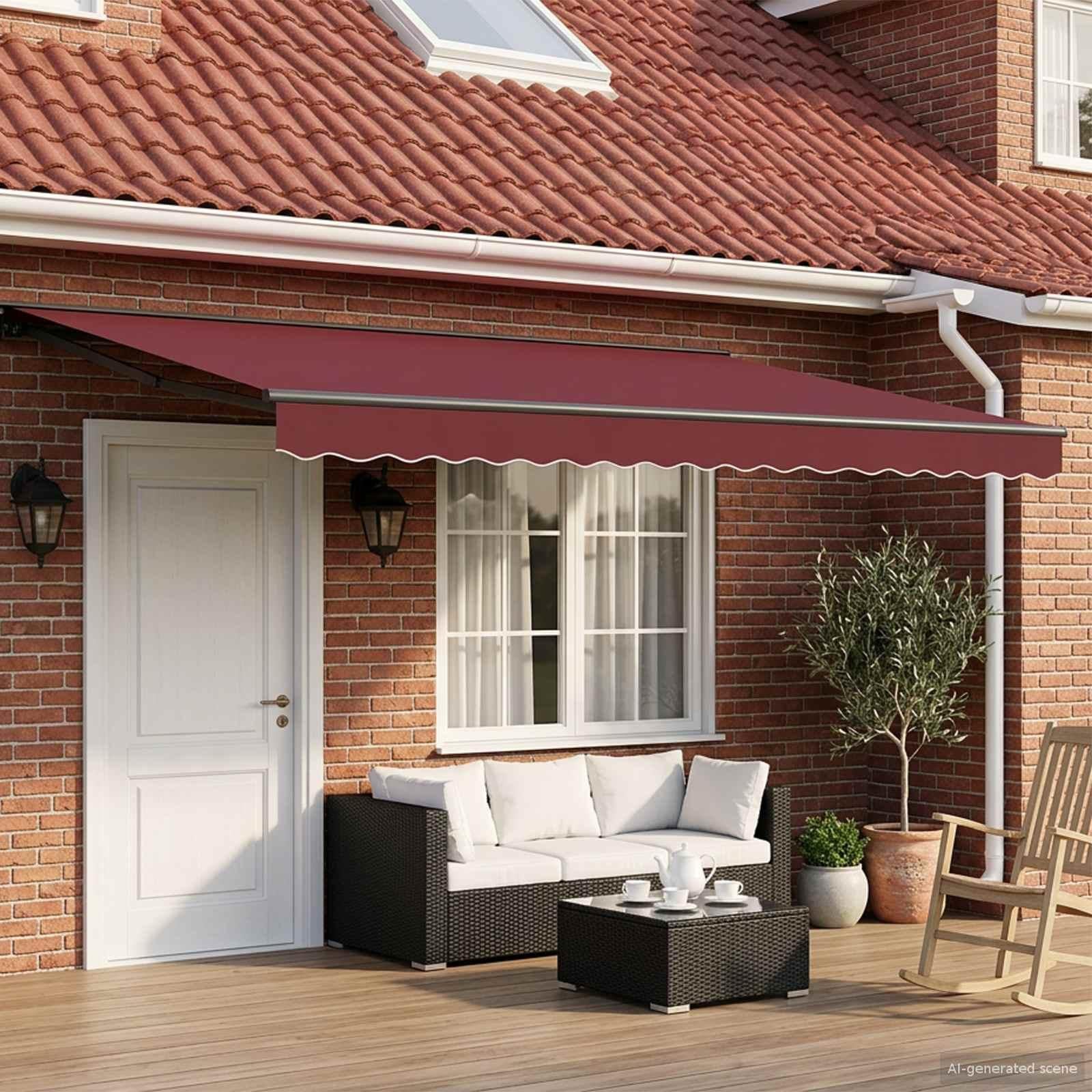 vidaXL Handmatige markeerkader met LED-verlichting, 4 x 3 meter
