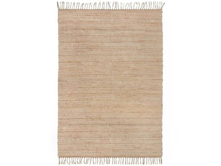 Tapis moderne en jute beige 120x170 cm