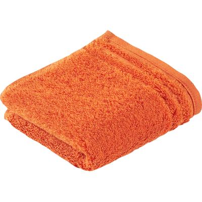 Gästehandtuch VOSSEN "Vienna Style Supersoft", orange (fiesta), B:30cm L:50cm, Walkfrottee, Baumwolle, Handtücher, im Set, supersoft Baumwolle