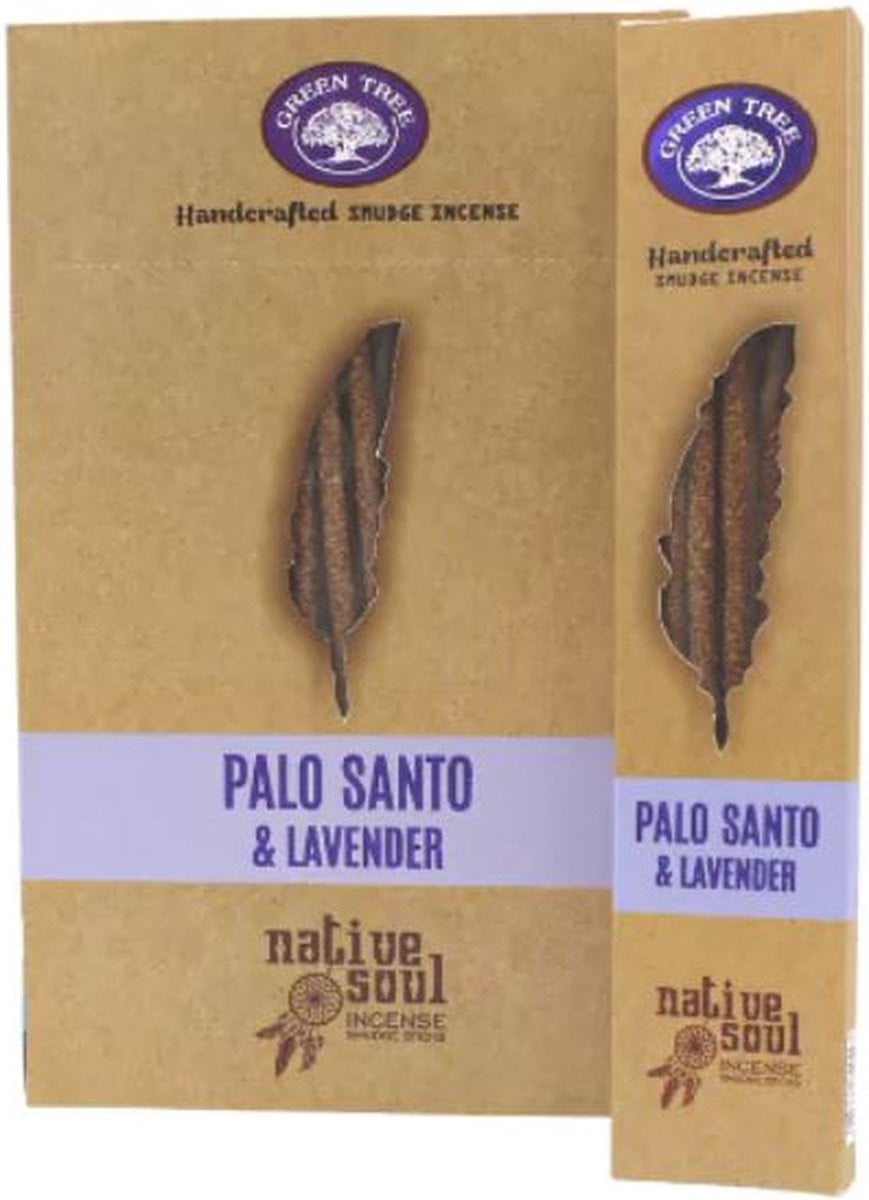 Green Tree Native Soul Palo Santo Lavendel Smudge Wierook - 12 stuks