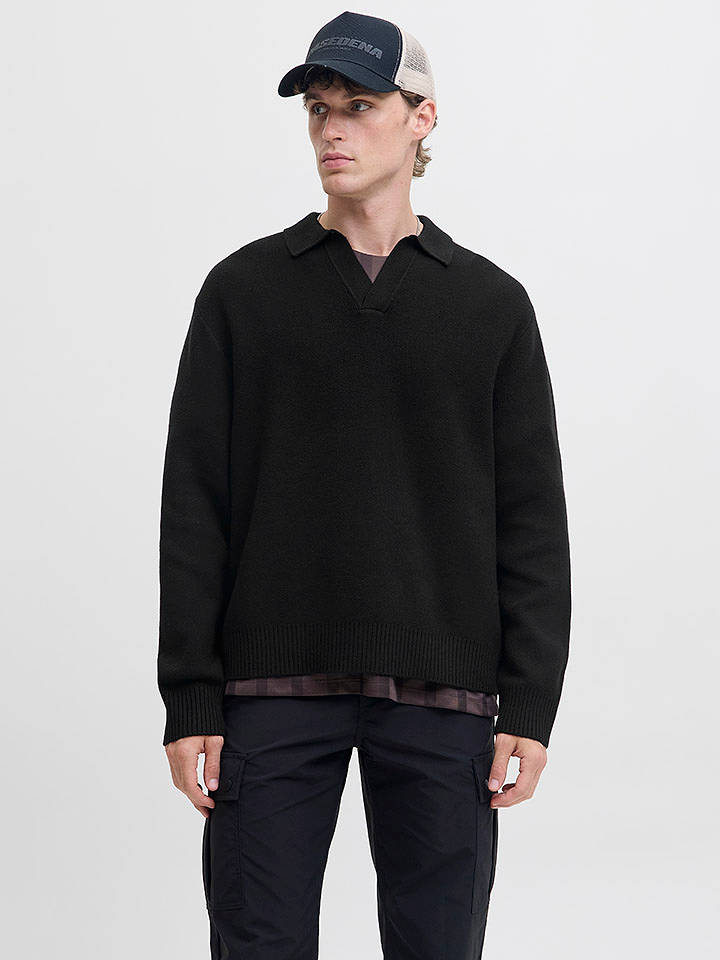 Jack & Jones Pullover in Schwarz - M