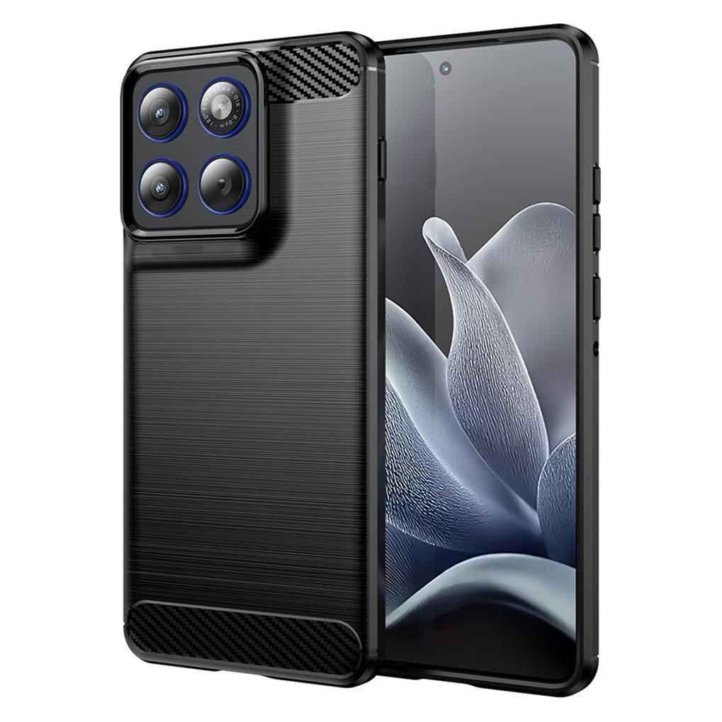 Techsuit - Carbon Silicone - Motorola Edge 70 - Black (Motorola Edge 70) (64798224)